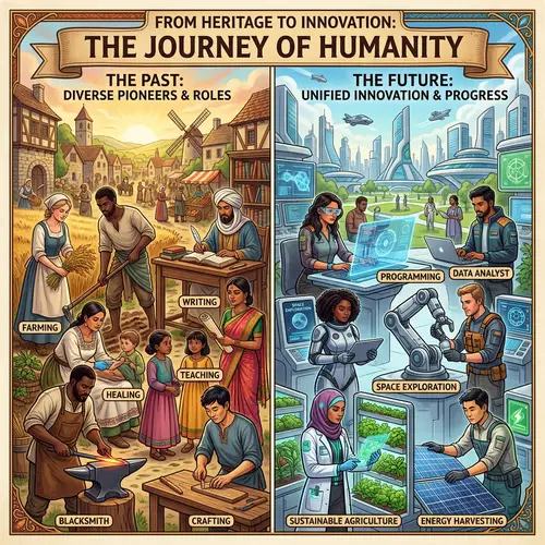 Past and Future: Men and Women in Diverse Occupations