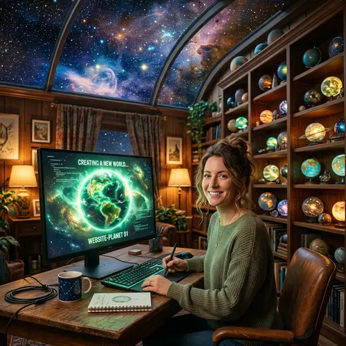 Website Creation: A Cosmic Adventure