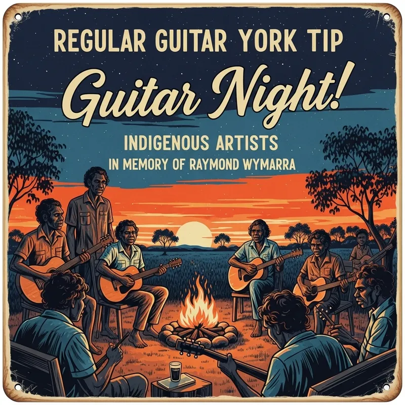 Guitar Night at Cape York - Honoring Raymond Wymarra Guitar Night at Cape York - Honoring Raymond Wymarra
