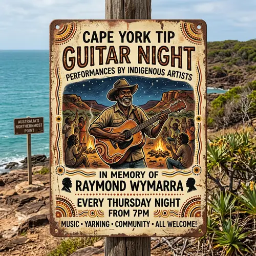 Guitar Night at Cape York - Honoring Raymond Wymarra