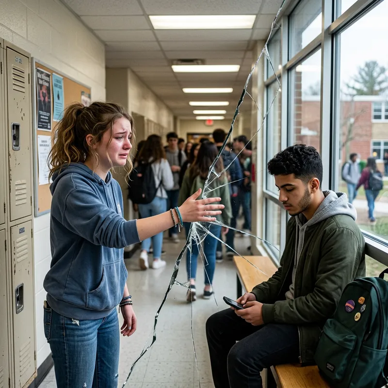 Emotionally Charged Relationship: Girl Reaches Out to Middle-Eastern Boy