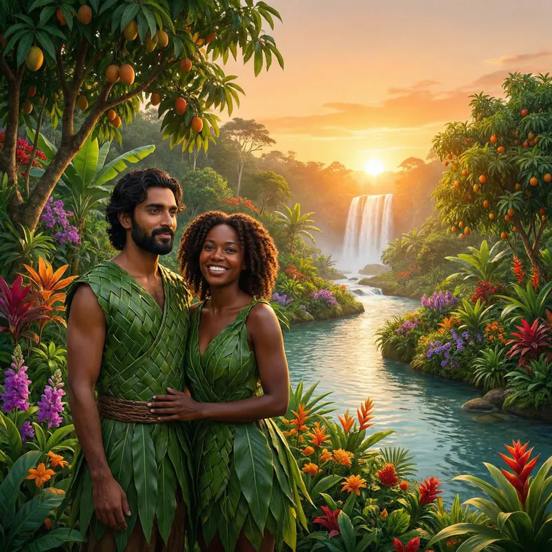 Adam and Eve in the Garden of Eden Adam and Eve in the Garden of Eden