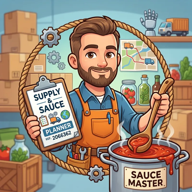 Avatar Design for Supply and Sauce Production Planning Avatar Design for Supply and Sauce Production Planning