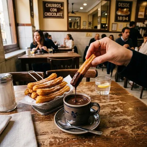 Delicious Churros con Chocolate Recipe