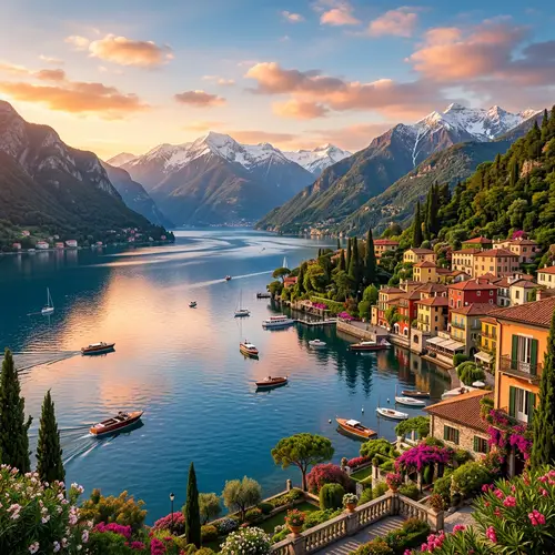 Explore Lake Como: A 3D Visual Escape