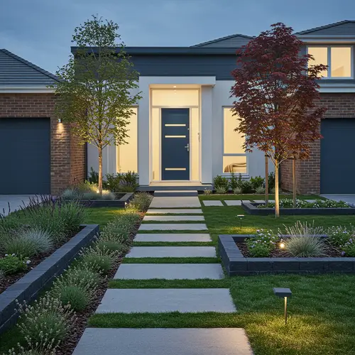 Modern Front Yard Design Ideas