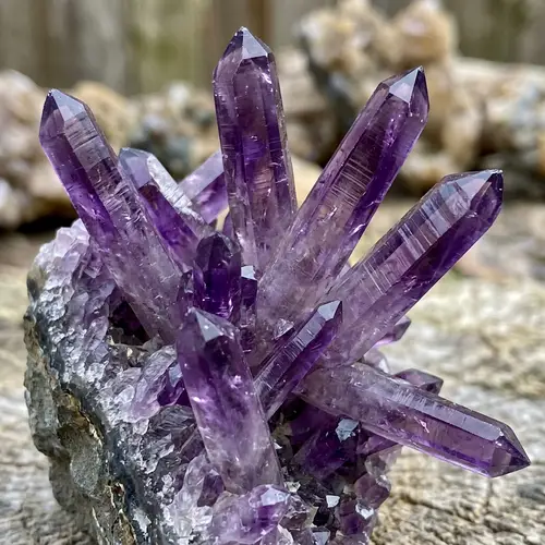 Pointy Purple Crystals - Exquisite Collection