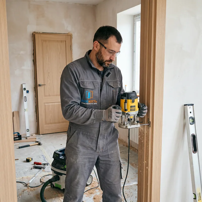 Door Installer with Router | ПЛОСКОСТЬ Company