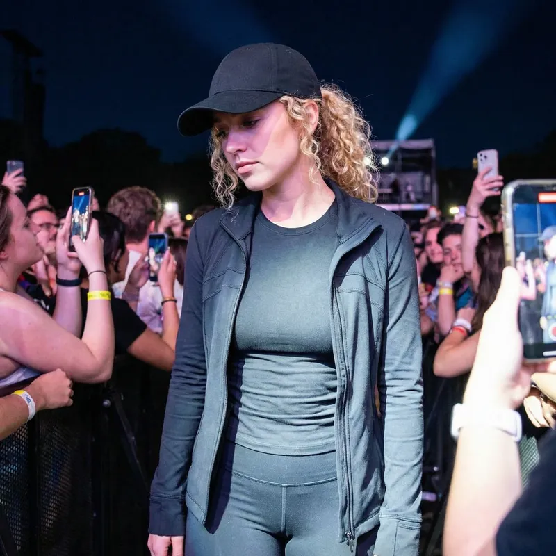 Stunning 17-Year-Old at Evening Concert Stunning 17-Year-Old at Evening Concert