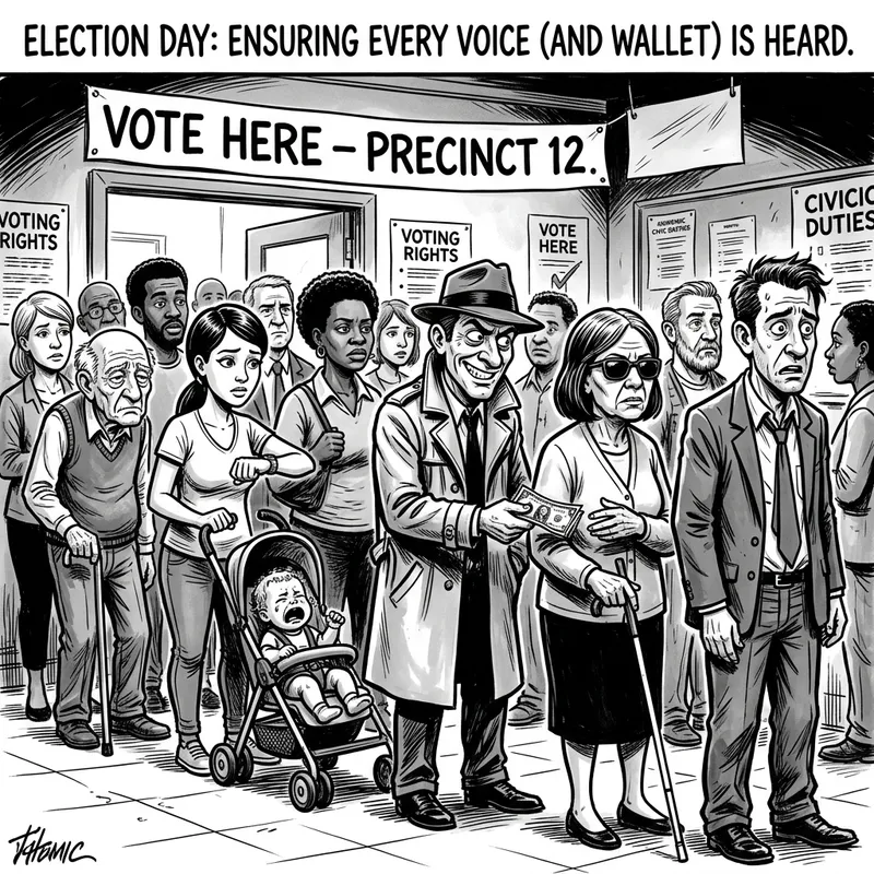 Political Satire: Election Process Illustrated
