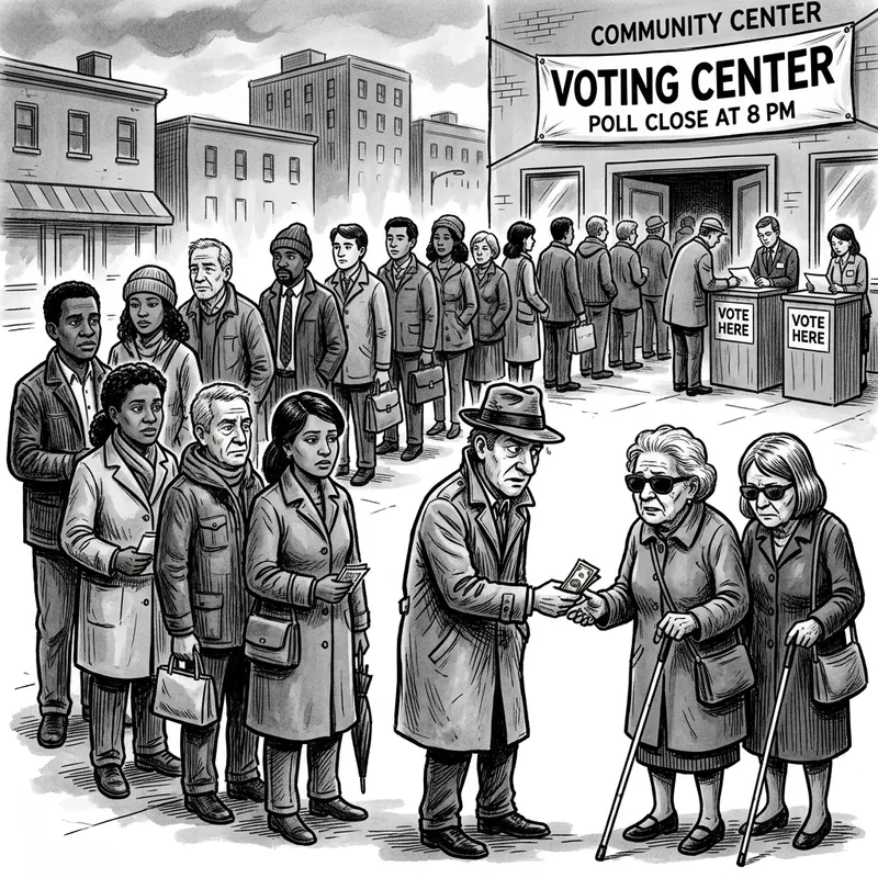 Vote Buying Exposed: An Editorial Cartoon Commentary Vote Buying Exposed: An Editorial Cartoon Commentary