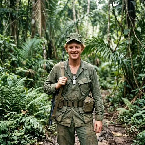 Vietnam War Marine Portrait from 1968