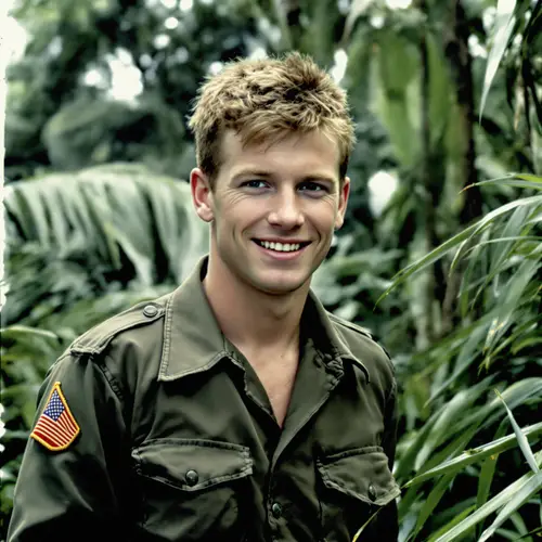 Vietnam War Marine Portrait from 1968