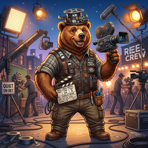 Engaging Mascot Design for Video Production Company