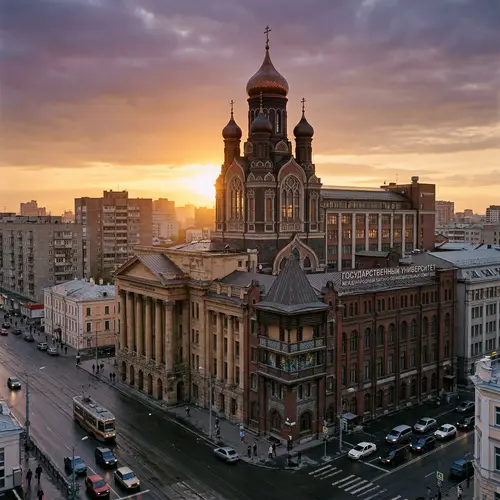 Unique Architecture of Russian University | Enigmatic Design Charm