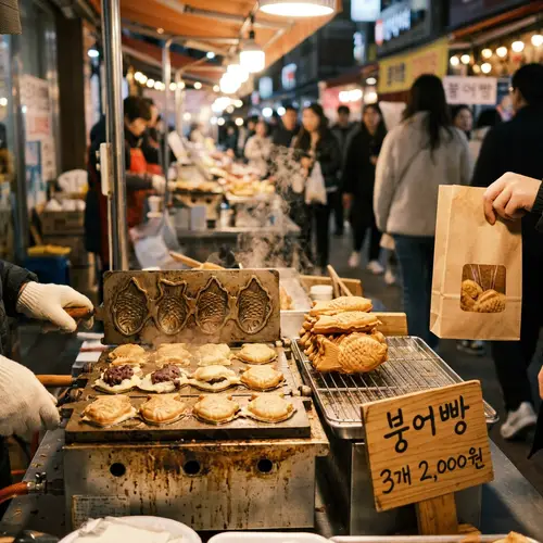 Delicious Bungeoppang - Korean Fish-Shaped Pastry