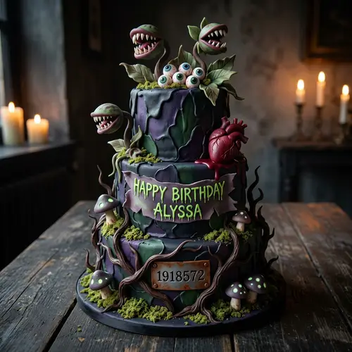 Freaky Cake for Alyssa - Unique Celebration Treat