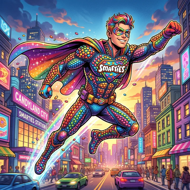 Smarties Super Hero Design Ideas