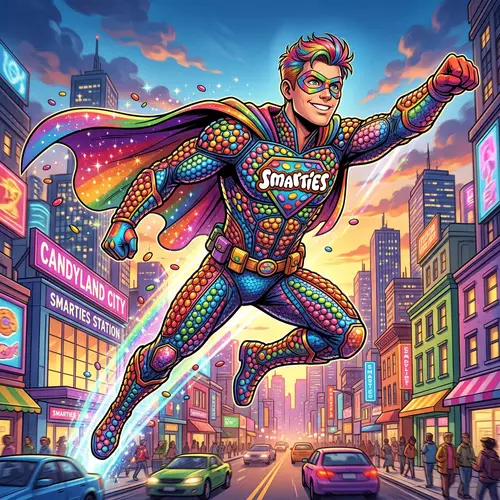 Smarties Super Hero Design Ideas