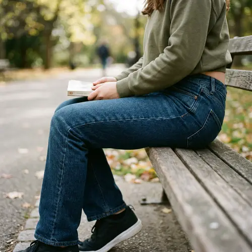 Realistic Thighs of a 24-Year-Old Woman | Beautiful Image
