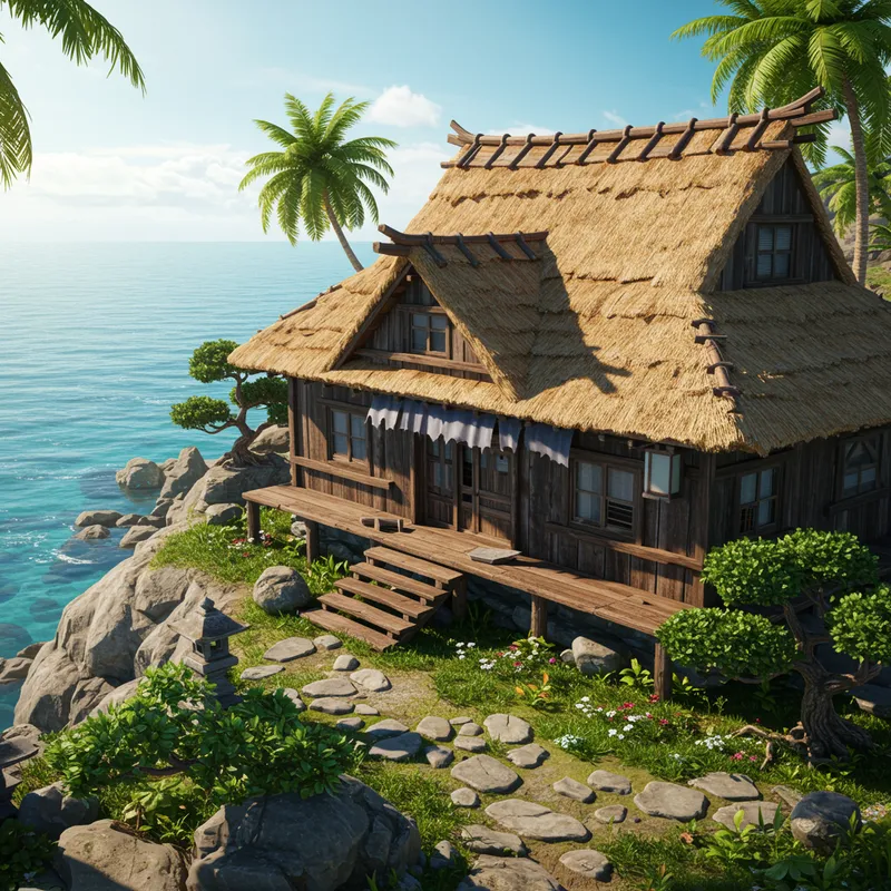 Realistic Kame House - Stunning Japanese Design