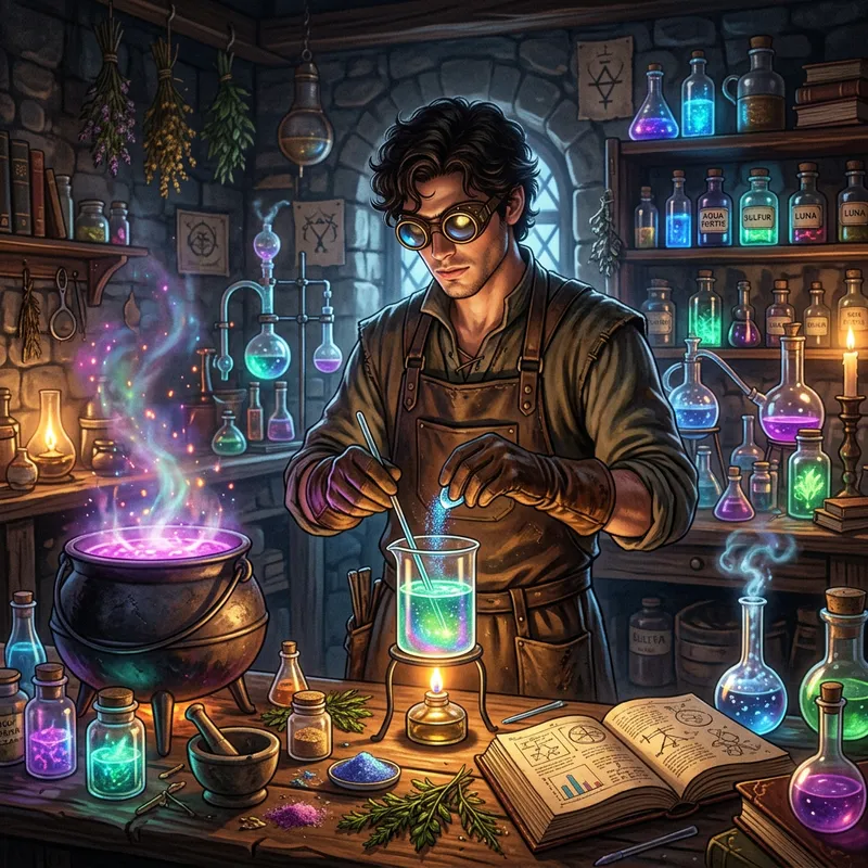 The Alchemist's Apprentice: Brewing Potions in the Laboratory The Alchemist's Apprentice: Brewing Potions in the Laboratory