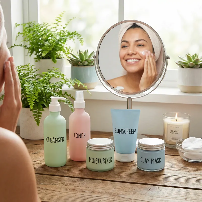 Pastel Skincare Routine for Calm & Serene Self-Care