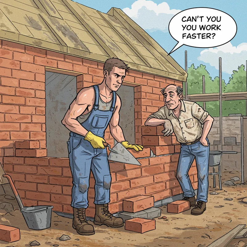Bricklayer Work Ethics: Lazy vs. Hardworking