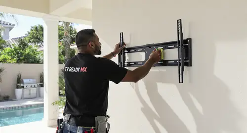 Installing a TV Wall Mount in Your Backyard