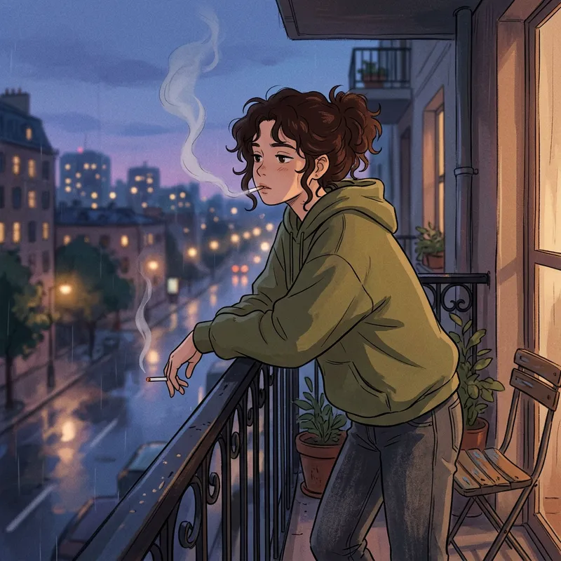 Animated Smoking Visuals - Relaxing Moments Animated Smoking Visuals - Relaxing Moments