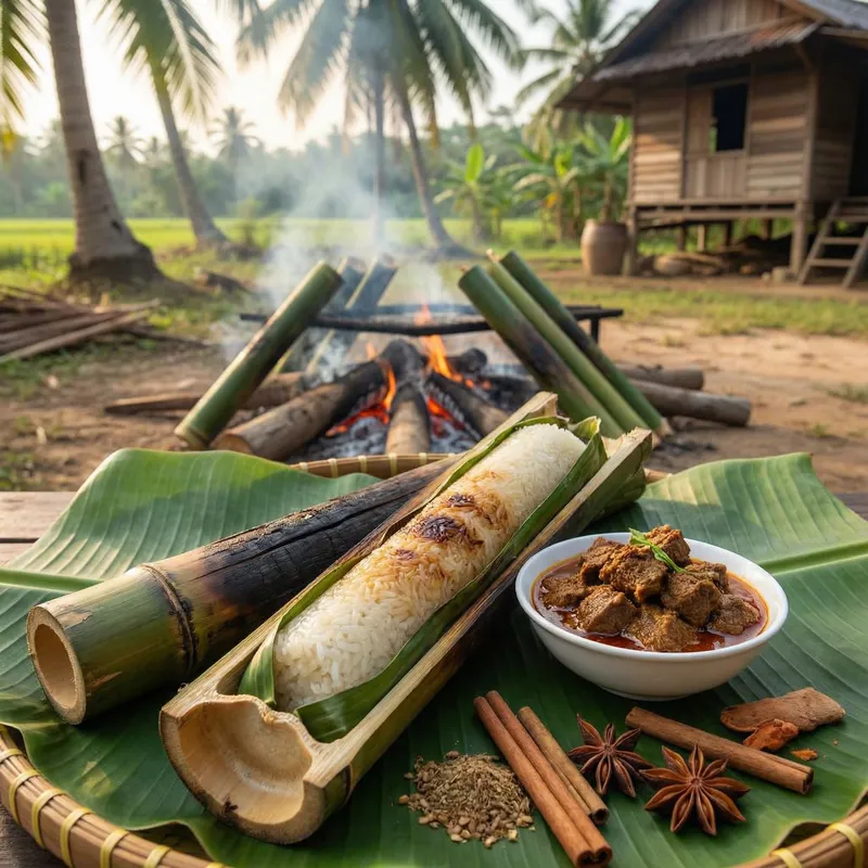 Delicious Lemang Recipe for Festive Celebrations