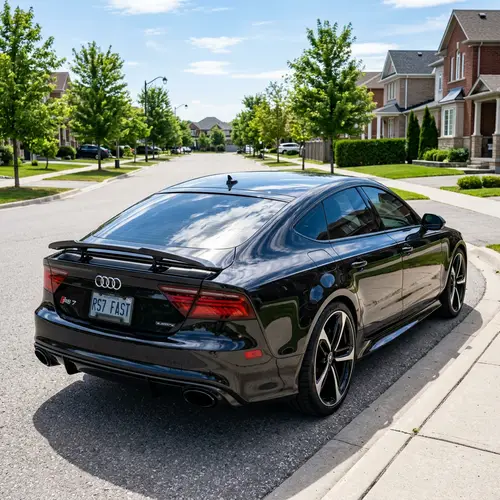 Sleek Metallic Black Car | Modern Vehicle Design