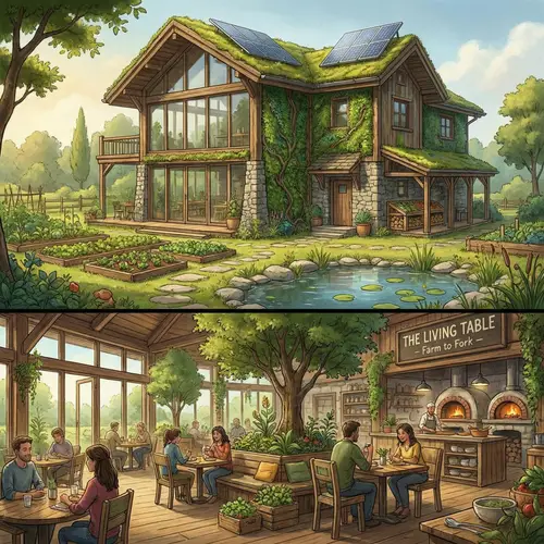 Eco Restaurant Concept Art