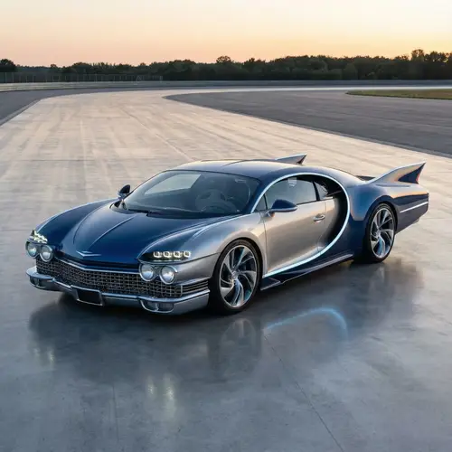 Futuristic Hybrid Car: Cadillac & Bugatti Design