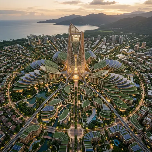 Anahaw Inspired Complex City Design Concepts