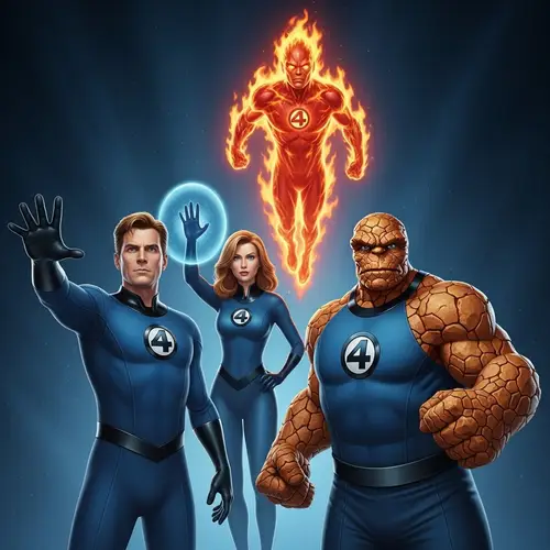 The Fantastic Four Portraits
