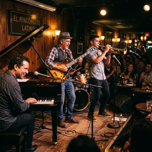 Latin Guitarist, Trumpeter, and Pianist Performance