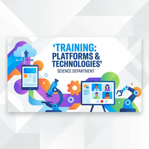 Professional Teams Background for Science Training