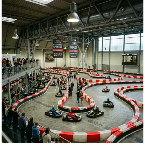 Indoor Karting Circuits in Convention Center | Racing Enthusiasts