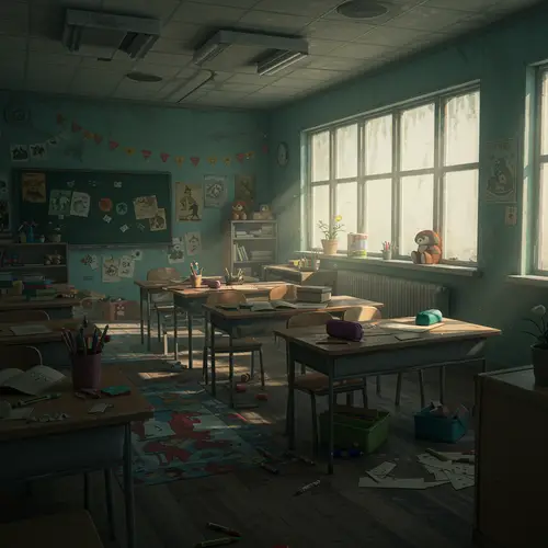 Dark Horizontal Backgrounds for KG Class Game