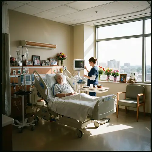 Patient Room in a Hospital