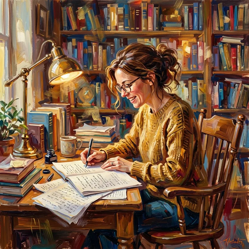 Impressionist Art Inspired by J.K. Rowling