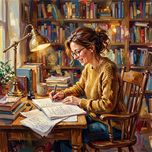 Impressionist Art Inspired by J.K. Rowling