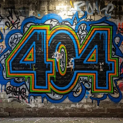 404 Graffiti Art - Urban Expression