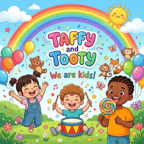 Fun YouTube Banner for Kids | Taffy and Tooty