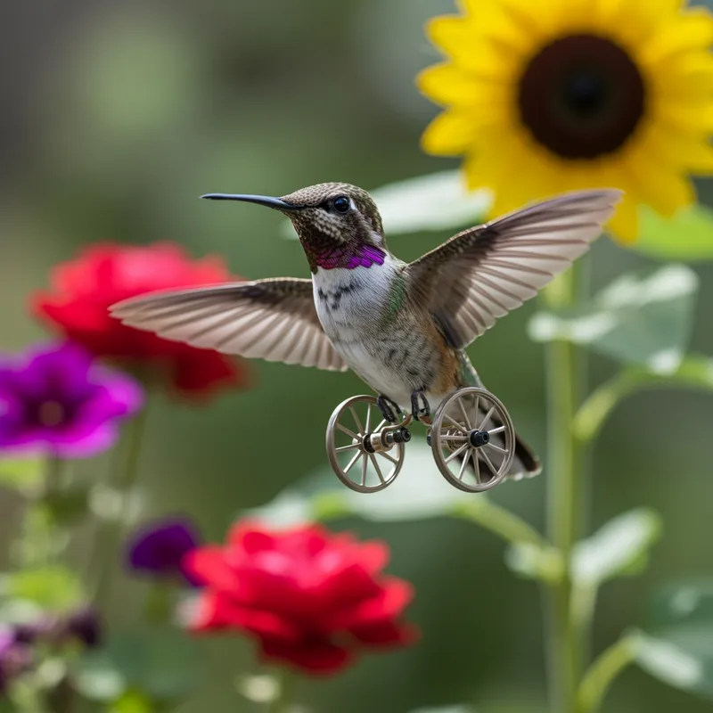 Hummingbird on Wheels: A Unique Concept