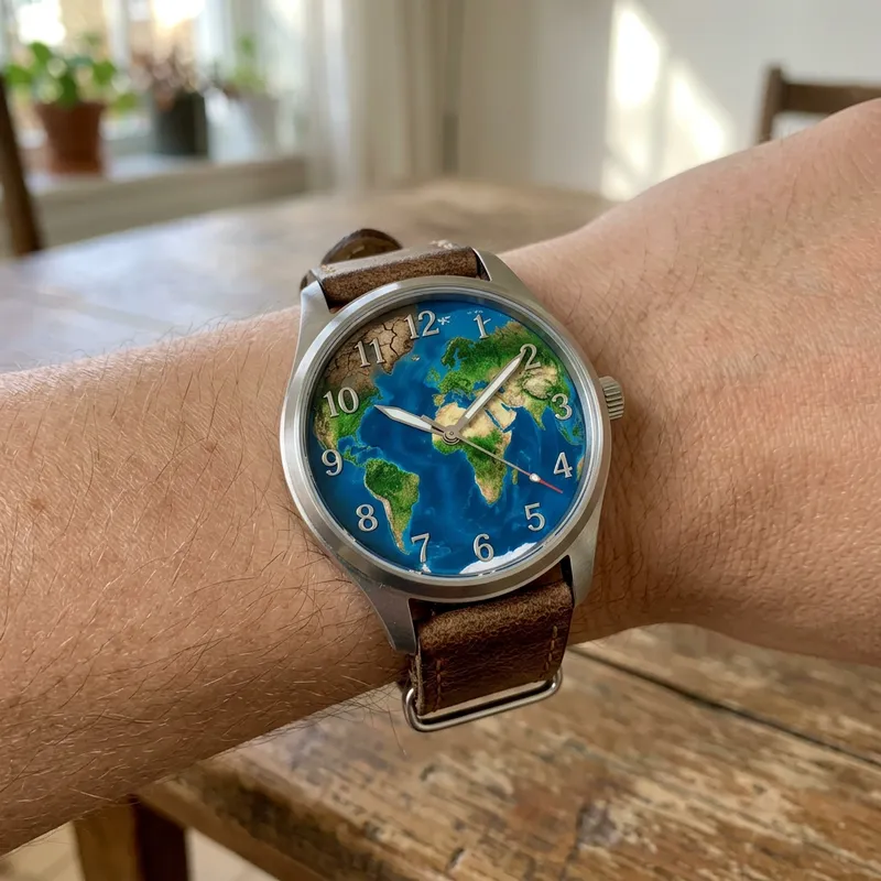 Earth as a Watch: Beauty vs. Environmental Degradation Earth as a Watch: Beauty vs. Environmental Degradation