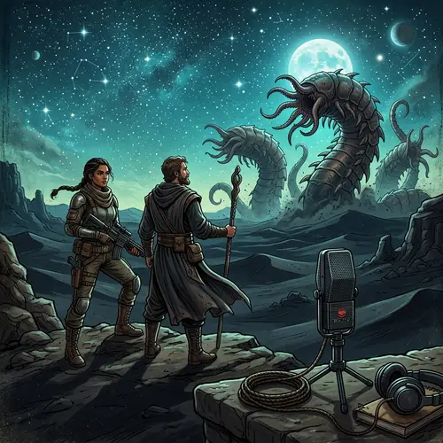 Desert Science Fiction Podcast | Chitinous Creatures & Futuristic Fantasy