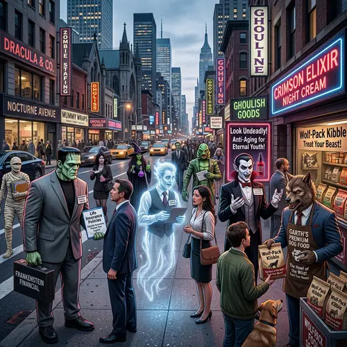 Monster Sales Reps: A Bizarre Corporate Universe