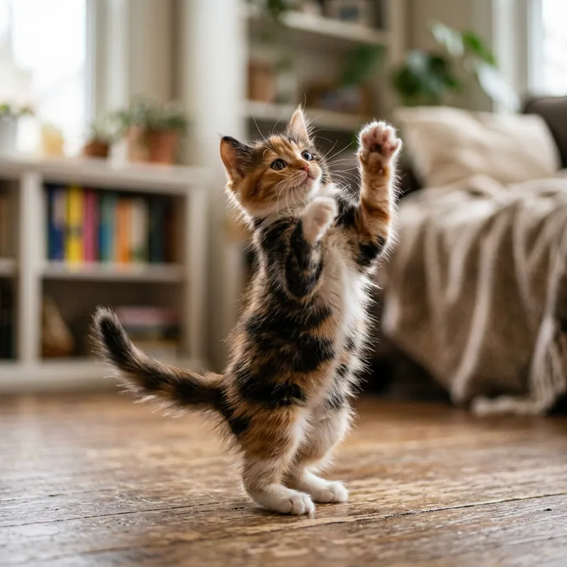Colorful Dancing Kitten | Joyful Cat Dance Colorful Dancing Kitten | Joyful Cat Dance